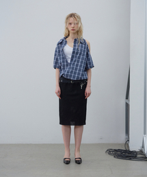 MULTI-WAY DUAL CHECK SHIRT (BLUE)