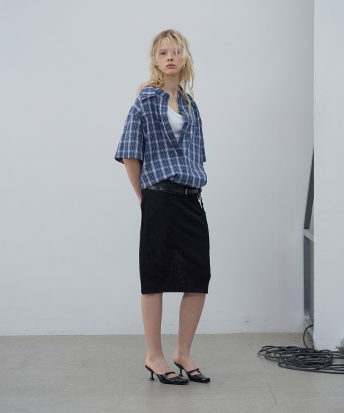 LCDC TM（エルシーディーシーティーエム）の「MULTI-WAY DUAL CHECK SHIRT (BLUE)（シャツ/ブラウス・レディース・その他・OS）」の12枚目の写真