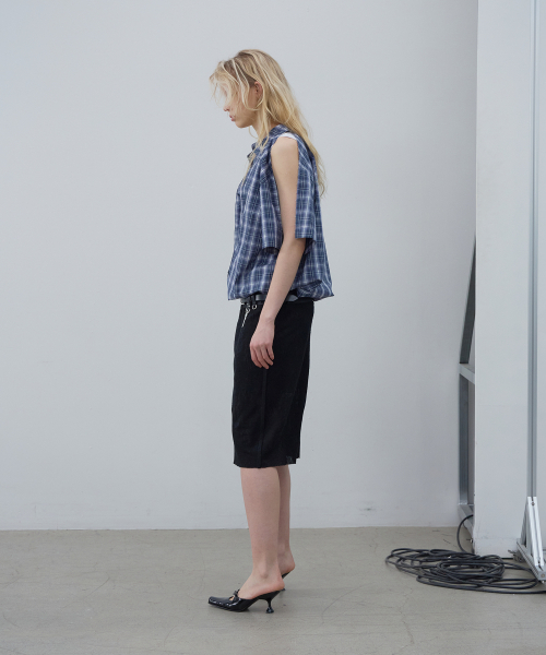 LCDC TM（エルシーディーシーティーエム）の「MULTI-WAY DUAL CHECK SHIRT (BLUE)（シャツ/ブラウス・レディース・その他・OS）」の5枚目の写真