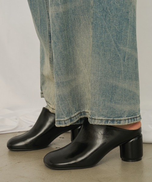AIC.(エーアイシー)の「ラウンドソールサボ(パンプス・レディース・アイボリー/ブラウン/ブラック・SMALL/LARGE/MEDIUM)」の12枚目の写真