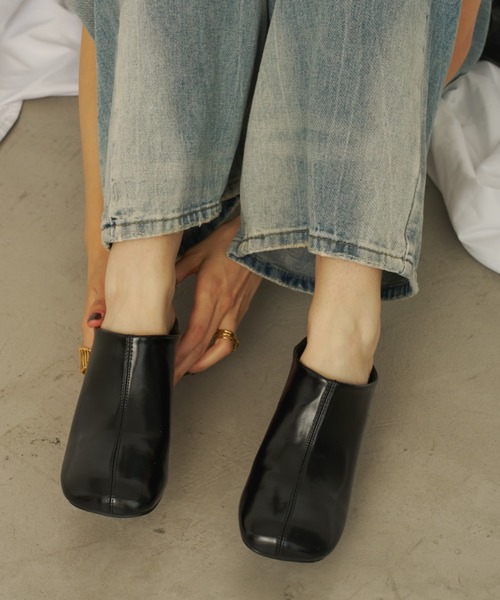 AIC.(エーアイシー)の「ラウンドソールサボ(パンプス・レディース・アイボリー/ブラウン/ブラック・SMALL/LARGE/MEDIUM)」の15枚目の写真