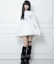 mine by LAFARY（マインバイラファリー）の「ムーンクロスTシャツ（Tシャツ/カットソー）」