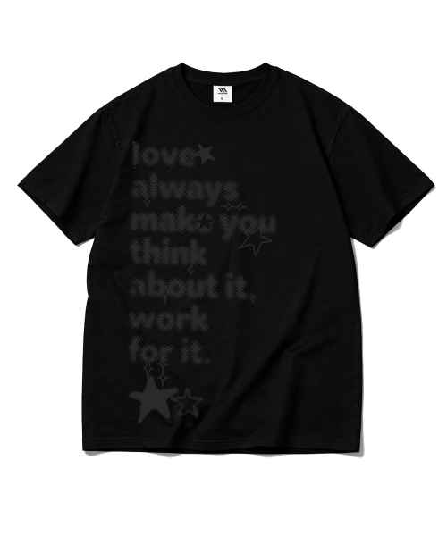VENHIT（ベンヒット）の「ブレリーラブ クールコットン半袖Tシャツ（Tシャツ/カットソー・レディース・ブラック/ホワイト・SMALL/MEDIUM/LARGE/X-LARGE）」の3枚目の写真