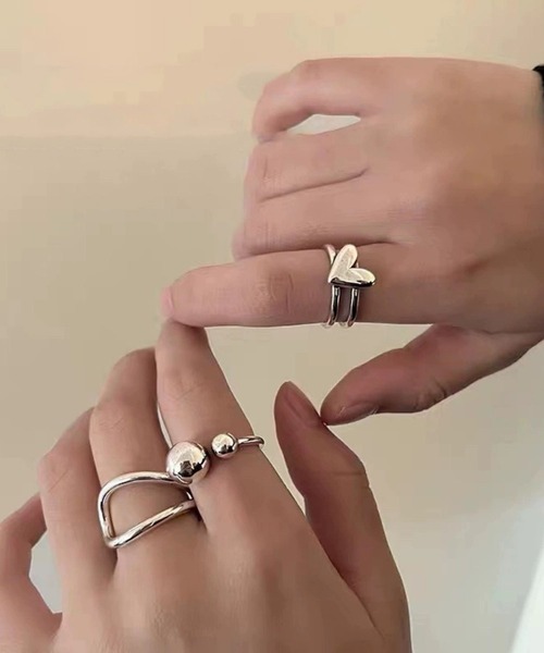 LUGG NAGG(ラグナグ)の「【456766】ユニセックスリング3点セット(RZ)(リング・レディース・シルバー系1・FREE)」の10枚目の写真