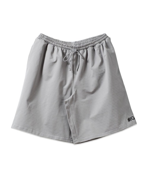 BAYBLO（ベイブロ）の「(SA) リップストップ ロゴプリント ワイド ハーフパンツ（チノパンツ・メンズ・ベージュ/ネイビー/グレー/ブラック・M/L）」の7枚目の写真
