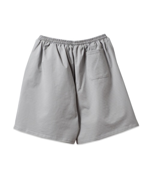BAYBLO（ベイブロ）の「(SA) リップストップ ロゴプリント ワイド ハーフパンツ（チノパンツ・メンズ・ベージュ/ネイビー/グレー/ブラック・M/L）」の8枚目の写真