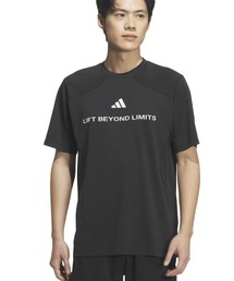 【別注】アディダス adidas テック エッセンシャルズ クールセンサー ワーディング グラフィック 半袖Tシャツ 限定コラボ