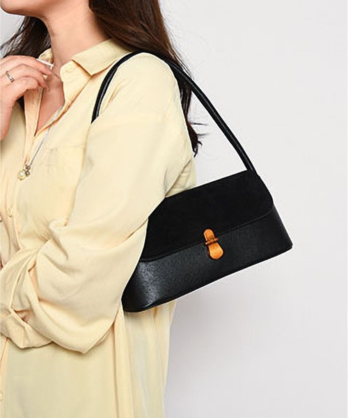 LA VORAGINE(ラ ヴォラジネ)の「レオパード柄 スエード 横長ハンドバッグ(ハンドバッグ・レディース・ダークブラウン/ブラウン/ブラック/ワイン・FREE)」の13枚目の写真