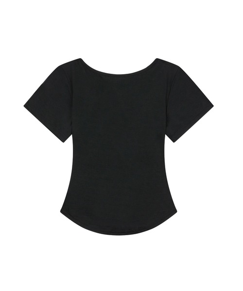 MUCENT(ムセント)の「◇MUCENT◇ブランド直輸入正規品/VAINT HEART CAMO VネックハーフT VAINT HEART CAMO V-NECK HALF T(Tシャツ/カットソー・レディース・チャコール/ホワイト/ブラック・FREE)」の22枚目の写真
