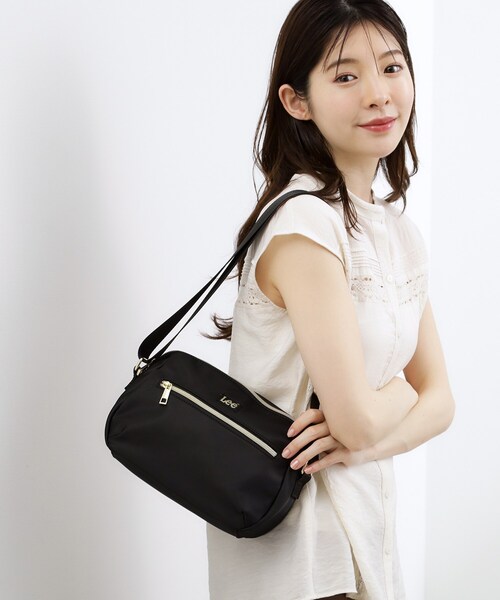 Lee(リー)の「【Lee】ラウンドZipショルダー(ショルダーバッグ・レディース・ダークグレー/アイボリー系6/ブラック・00)」の18枚目の写真