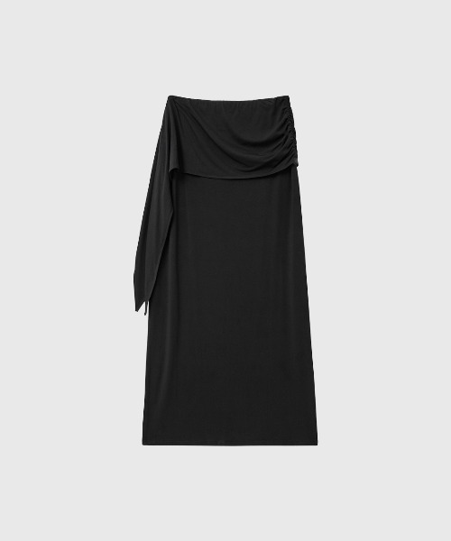 GENERAL IDEA(ジェネラルアイデア)の「【GENERAL IDEA】イージーバンディング マキシスカート / EASY BANDING MAXI SKIRT(スカート・レディース・チャコール/ブラック・L/M/S)」の13枚目の写真
