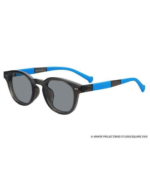 Zoff(ゾフ)の「Zoff|DRAGON QUEST ドラゴンクエスト【スライム サングラス モデル】ウェリントン型 サングラス|SUNCUTGlasses/UV100%CUT カラーレンズ スポーツ アウトドア ずれ落ち防止 運動用 太縁 紫外線対策 UVカット(サングラス・レディース・グレー・FREE)」の2枚目の写真