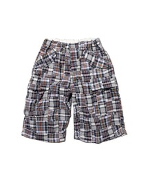 Beach 6 Pocket Shorts Patchwork Madras