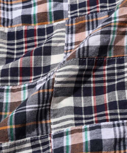 BEAMS PLUS（ビームスプラス）の「Beach 6 Pocket Shorts Patchwork Madras（その他パンツ・メンズ・ネイビー・X-LARGE/LARGE/MEDIUM/SMALL）」の12枚目の写真