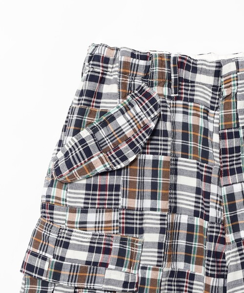 BEAMS PLUS（ビームスプラス）の「Beach 6 Pocket Shorts Patchwork Madras（その他パンツ・メンズ・ネイビー・X-LARGE/LARGE/MEDIUM/SMALL）」の14枚目の写真