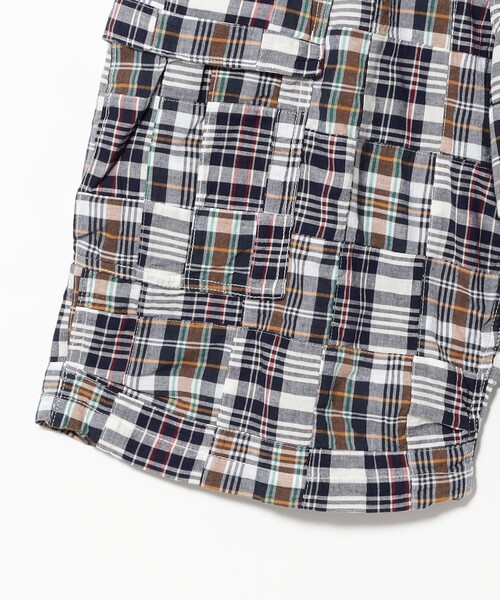 BEAMS PLUS（ビームスプラス）の「Beach 6 Pocket Shorts Patchwork Madras（その他パンツ・メンズ・ネイビー・X-LARGE/LARGE/MEDIUM/SMALL）」の16枚目の写真