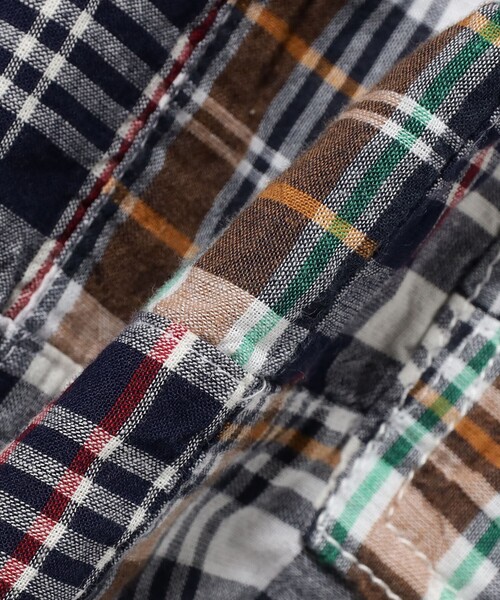 BEAMS PLUS（ビームスプラス）の「Beach 6 Pocket Shorts Patchwork Madras（その他パンツ・メンズ・ネイビー・X-LARGE/LARGE/MEDIUM/SMALL）」の20枚目の写真