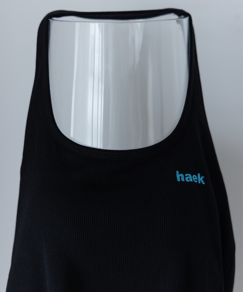 haek(ハク)の「logo halter neck tank/ロゴホルターネックタンク(タンクトップ・レディース・ブラック/レッド・FREE)」の5枚目の写真