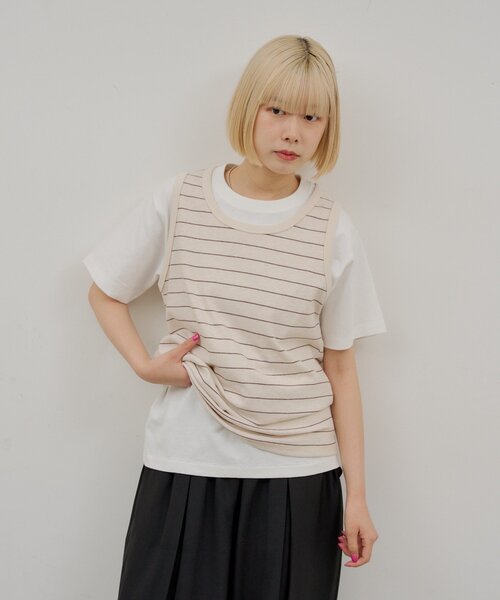 WHIMSIC(ウィムジック)の「【UNISEX/2サイズ展開】SCREEN STARS ガーメントダイTシャツ(Tシャツ/カットソー・メンズ・ブラック/ホワイト/パープル/イエロー・MEDIUM/SMALL)」の11枚目の写真