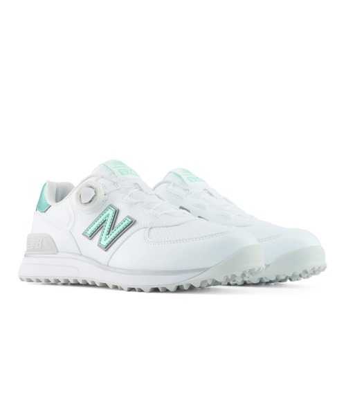New Balance Golf(ニューバランスゴルフ)の「【GOLF】574 v4 SL Boa(R)(その他シューズ・レディース・ホワイト×ピンク/ホワイト系その他・22.5cm/24.0cm/23.5cm/23.0cm/24.5cm/25.5cm/25.0cm)」の2枚目の写真