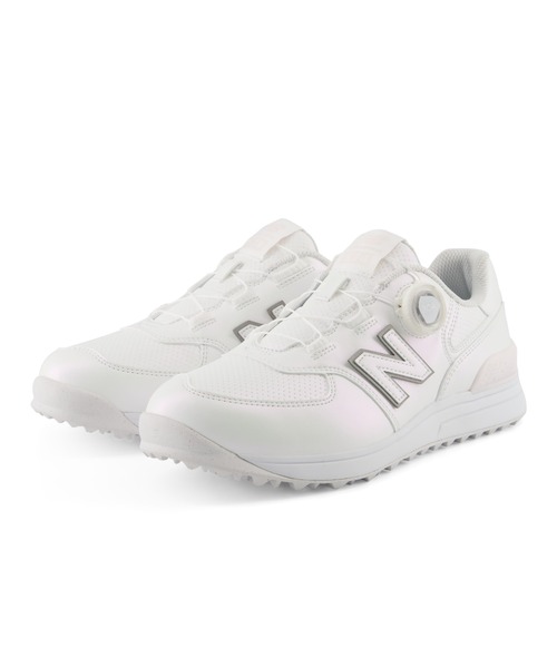 New Balance Golf(ニューバランスゴルフ)の「【GOLF】574 v4 SL Boa(R)(その他シューズ・レディース・ホワイト×ピンク/ホワイト系その他・22.5cm/24.0cm/23.5cm/23.0cm/24.5cm/25.5cm/25.0cm)」の4枚目の写真