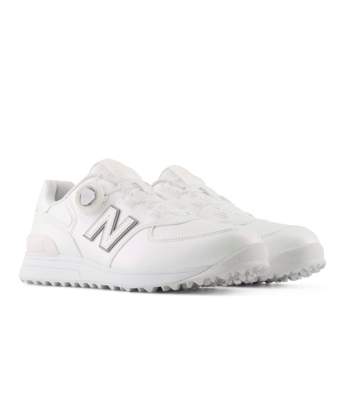 New Balance Golf(ニューバランスゴルフ)の「【GOLF】574 v4 SL Boa(R)(その他シューズ・レディース・ホワイト×ピンク/ホワイト系その他・22.5cm/24.0cm/23.5cm/23.0cm/24.5cm/25.5cm/25.0cm)」の3枚目の写真
