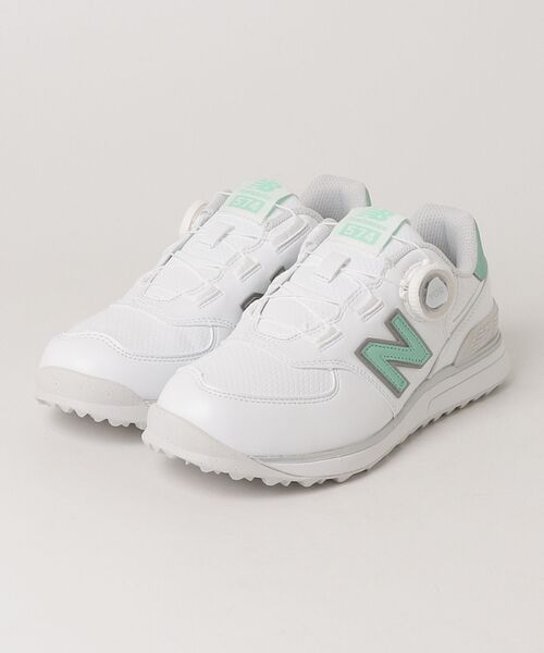 New Balance Golf(ニューバランスゴルフ)の「【GOLF】574 v4 SL Boa(R)(その他シューズ・レディース・ホワイト×ピンク/ホワイト系その他・22.5cm/24.0cm/23.5cm/23.0cm/24.5cm/25.5cm/25.0cm)」の7枚目の写真