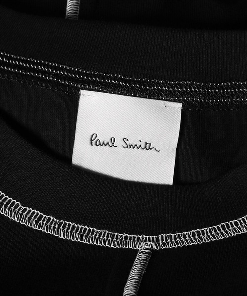 Paul Smith(ポールスミス)の「ウィメンズ コントラストステッチ 半袖カットソー / 265028 J290(Tシャツ/カットソー・レディース・ブラック/ブラウン/ホワイト・MEDIUM)」の8枚目の写真