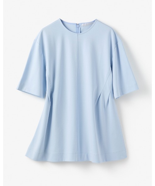 DoCLASSE( ドゥクラッセ)の「コットンポンチ・構築フォルムトップス(Tシャツ/カットソー・レディース・ブラック/ブルー/ホワイト・L/M/LL/3L)」の8枚目の写真