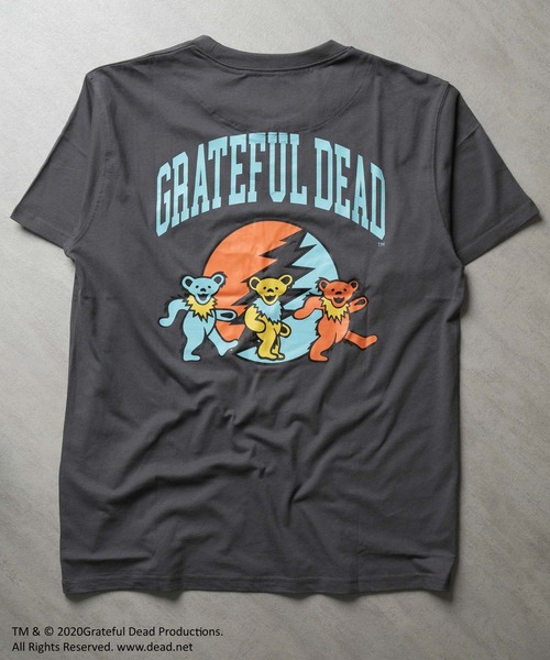 Grateful Dead（グレイトフルデッド）の「接触冷感 GRATEFULDEAD グレイトフルデッド プリント ちょいBIG Tシャツ メンズ(GF36-100)（Tシャツ/カットソー・メンズ・ダークグリーン/チャコール/グレー系その他/ホワイト系その他/オリーブ/ブラック/オフホワイト・M/XL/L）」の6枚目の写真