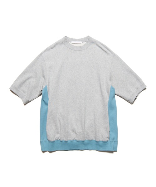 SOPHNET.(ソフネット)の「SIDE POCKET S/S CREWNECK SWEAT(スウェット・メンズ・ブラック/ホワイト/グレー・1/2/3/4)」の1枚目の写真