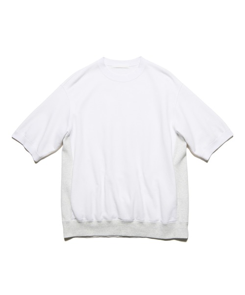 SOPHNET.(ソフネット)の「SIDE POCKET S/S CREWNECK SWEAT(スウェット・メンズ・ブラック/ホワイト/グレー・1/2/3/4)」の2枚目の写真