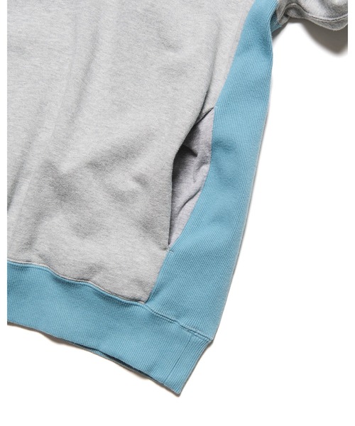 SOPHNET.(ソフネット)の「SIDE POCKET S/S CREWNECK SWEAT(スウェット・メンズ・ブラック/ホワイト/グレー・1/2/3/4)」の9枚目の写真