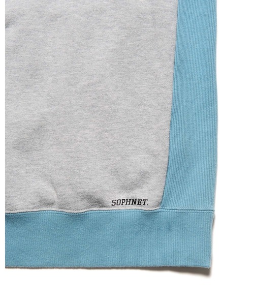 SOPHNET.(ソフネット)の「SIDE POCKET S/S CREWNECK SWEAT(スウェット・メンズ・ブラック/ホワイト/グレー・1/2/3/4)」の10枚目の写真