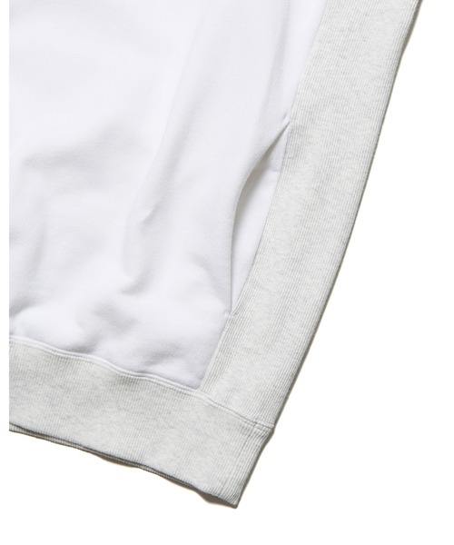 SOPHNET.(ソフネット)の「SIDE POCKET S/S CREWNECK SWEAT(スウェット・メンズ・ブラック/ホワイト/グレー・1/2/3/4)」の12枚目の写真