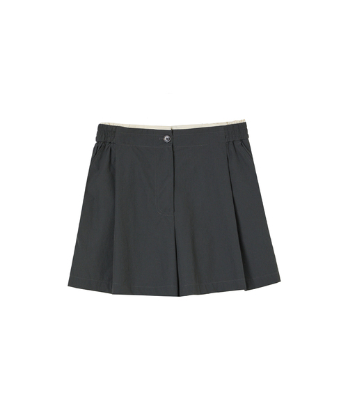 LAP(ラップ)の「配色ナイロンバックバンディングショートパンツ AS2WP560(その他パンツ・レディース・チャコールグレー/ベージュ・SMALL/MEDIUM)」の2枚目の写真