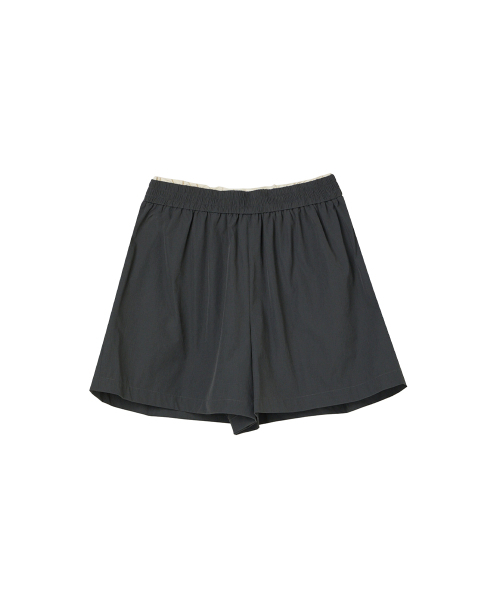 LAP(ラップ)の「配色ナイロンバックバンディングショートパンツ AS2WP560(その他パンツ・レディース・チャコールグレー/ベージュ・SMALL/MEDIUM)」の4枚目の写真