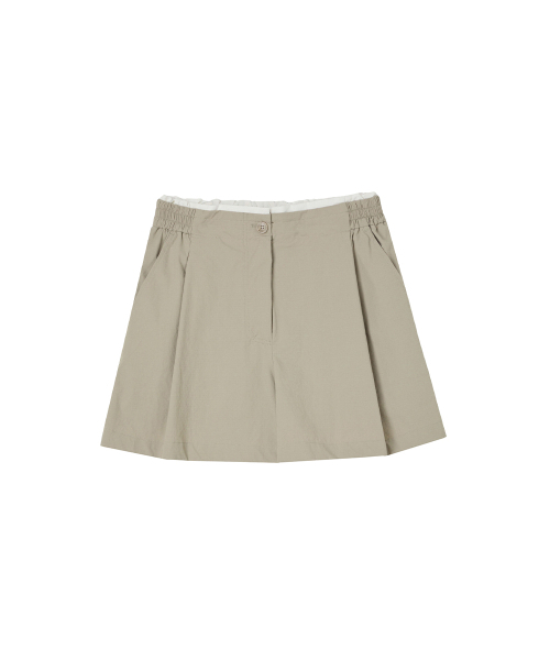 LAP(ラップ)の「配色ナイロンバックバンディングショートパンツ AS2WP560(その他パンツ・レディース・チャコールグレー/ベージュ・SMALL/MEDIUM)」の5枚目の写真