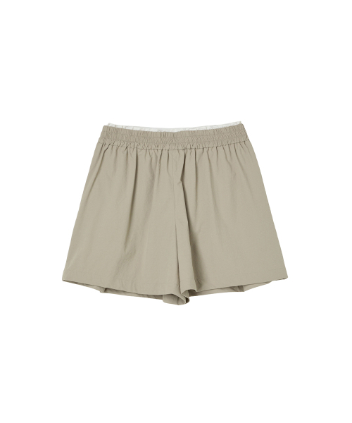 LAP(ラップ)の「配色ナイロンバックバンディングショートパンツ AS2WP560(その他パンツ・レディース・チャコールグレー/ベージュ・SMALL/MEDIUM)」の6枚目の写真