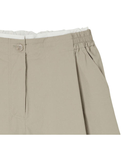 LAP(ラップ)の「配色ナイロンバックバンディングショートパンツ AS2WP560(その他パンツ・レディース・チャコールグレー/ベージュ・SMALL/MEDIUM)」の7枚目の写真
