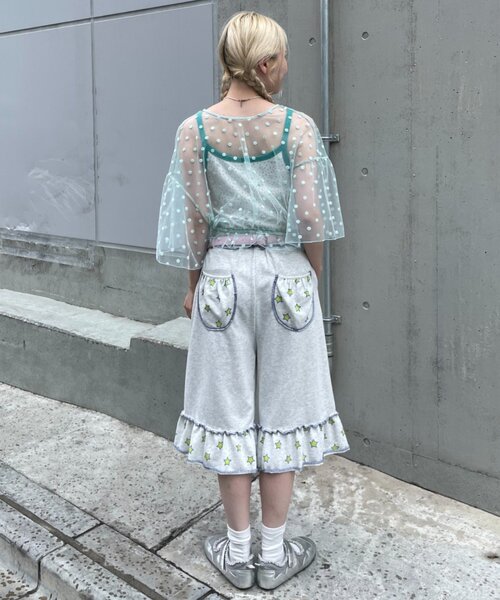 HELLO.SANFRANCISCO(ハローサンフランシスコ)の「【HELLO.SANFRANCISCO】アソート柄カップ付キャミ(キャミソール・レディース・イエロー/ピンク/グリーン・ONE SIZE)」の11枚目の写真