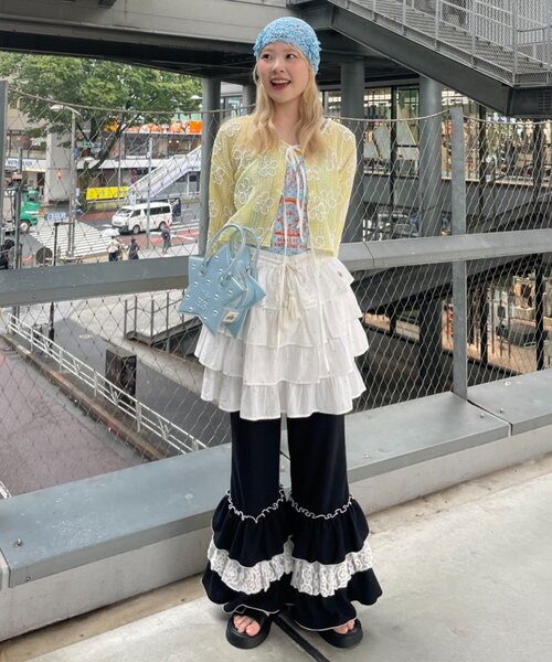 HELLO.SANFRANCISCO(ハローサンフランシスコ)の「【HELLO.SANFRANCISCO】アソート柄カップ付キャミ(キャミソール・レディース・イエロー/ピンク/グリーン・ONE SIZE)」の16枚目の写真