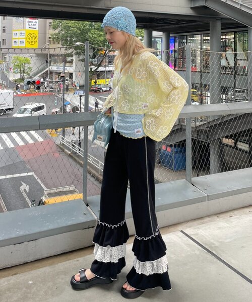 HELLO.SANFRANCISCO(ハローサンフランシスコ)の「【HELLO.SANFRANCISCO】アソート柄カップ付キャミ(キャミソール・レディース・イエロー/ピンク/グリーン・ONE SIZE)」の17枚目の写真