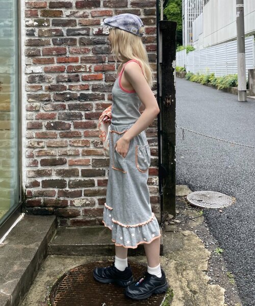 HELLO.SANFRANCISCO(ハローサンフランシスコ)の「【HELLO.SANFRANCISCO】アソート柄カップ付キャミ(キャミソール・レディース・イエロー/ピンク/グリーン・ONE SIZE)」の22枚目の写真