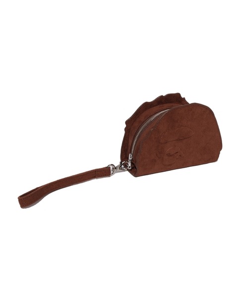 APE HEAD SUEDE EMBOSSED POUCH（ポーチ）｜A BATHING APE（ア