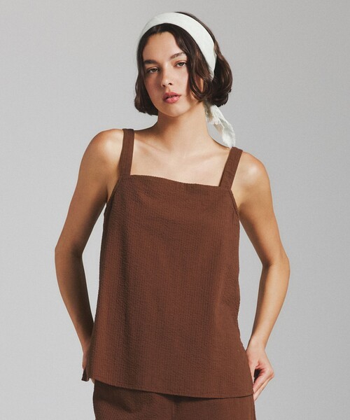 ECOALF（エコアルフ）の「ARIA シャツ / ARIA SHIRT WOMAN（シャツ/ブラウス・レディース・ブルー系その他2/ブラウン系その他4/ダークネイビー・M/S）」の2枚目の写真