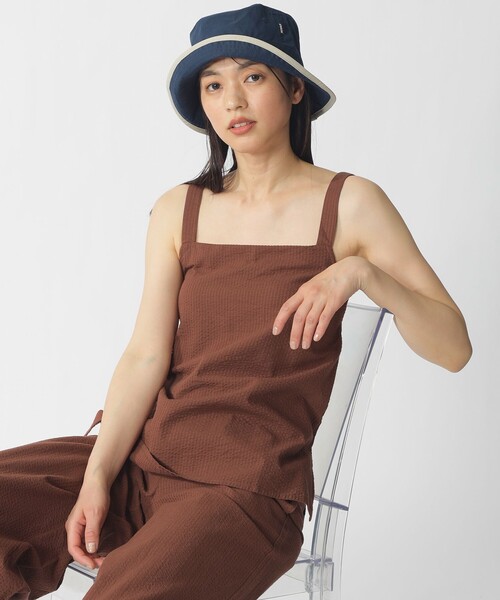 ECOALF（エコアルフ）の「ARIA シャツ / ARIA SHIRT WOMAN（シャツ/ブラウス・レディース・ブルー系その他2/ブラウン系その他4/ダークネイビー・M/S）」の7枚目の写真