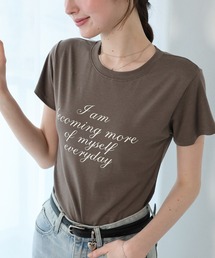 レタリングロゴTシャツ