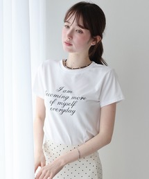 レタリングロゴTシャツ