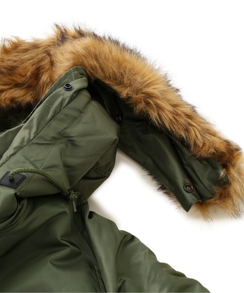 Alpha Industries(アルファインダストリーズ)の「Alpha Industries/アルファインダストリーズ/N-3B HERITAGE FIT PARKA/N-3Bヘリテージフィットパーカー(ミリタリージャケット・メンズ・ブラック/セージグリーン・S/M/L/2XL/XL/XS)」の16枚目の写真